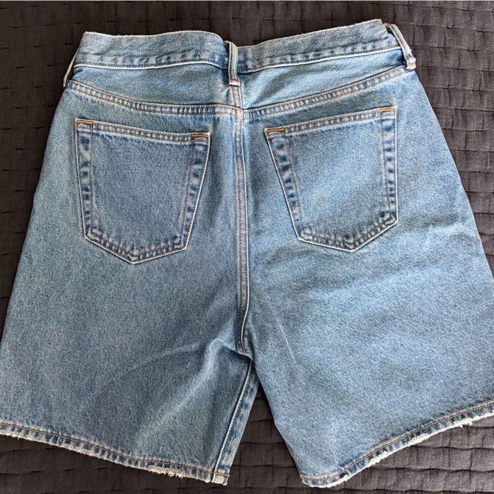 Abercrombie & Fitch Classic Blue Denim Shorts - Picture 2 of 3